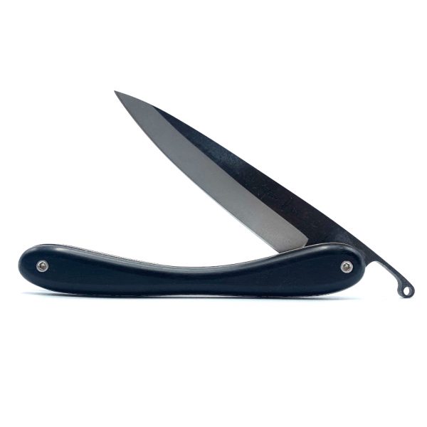 Ebony folding knife