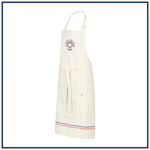 100% cotton embroidered apron